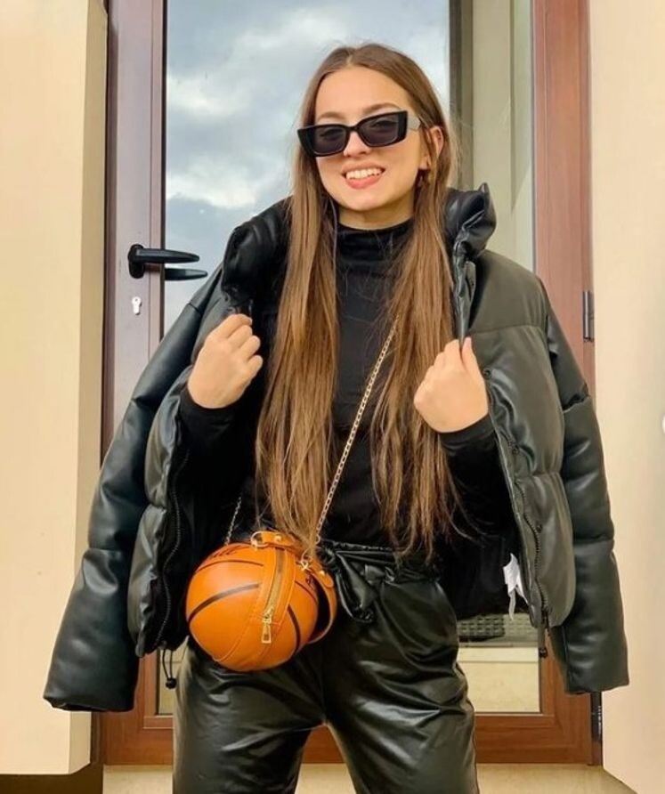 Сумка в виде баскетбольного мяча