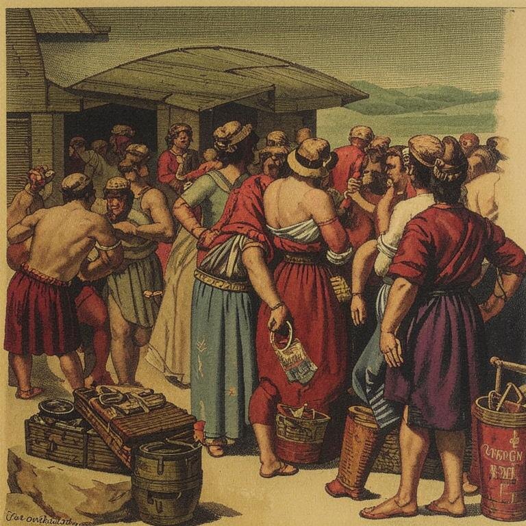 древний обмен товарами