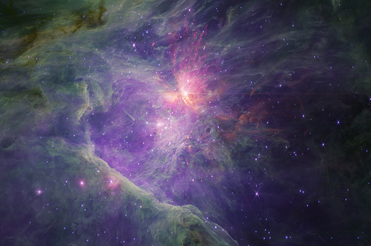 Этот снимок – результат совместных усилий NASA, Европейского космического агентства (ESA) и Канадского космического агентства (CSA). Он демонстрирует невероятные возможности JWST и открывает новые горизонты в изучении Вселенной. ASA; ESA; CSA; M. MCCAUGHREAN; S. PEARSON; CC BY-SA 3.0 IGO