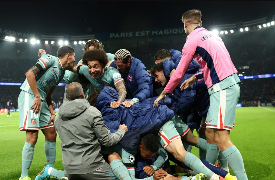 "Атлетико" увез сенсационную победу из Парижа. Фото: УЕФА