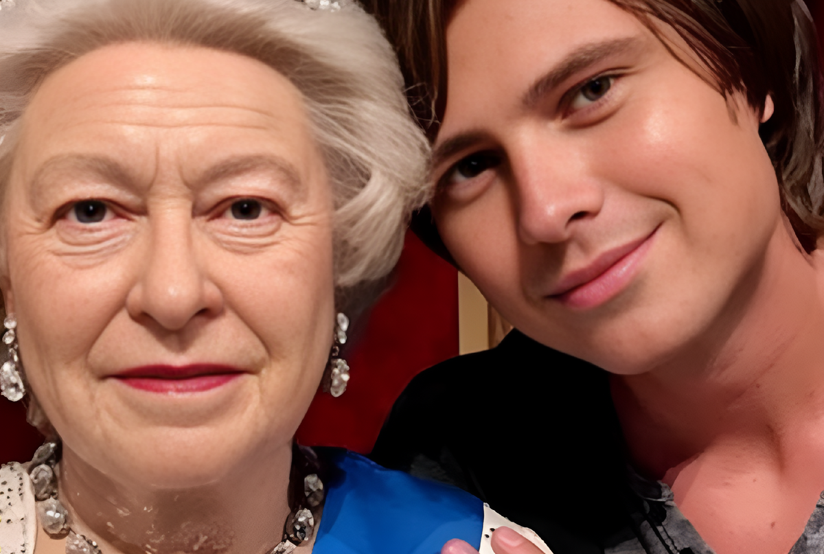 Прохор Шаляпин и бабушка