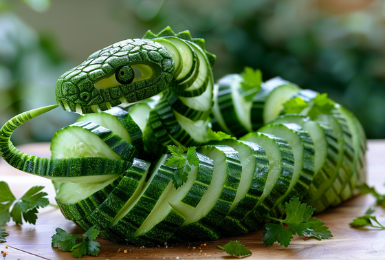    Салат змейка