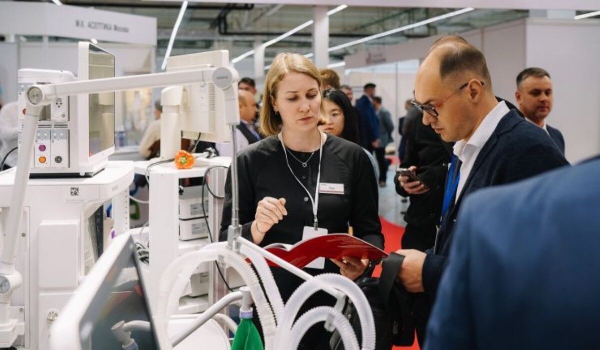     Выставка «МедФарм». Источник: permkrai.ru Автор фото: Пресс-служба Правительства Пермского края