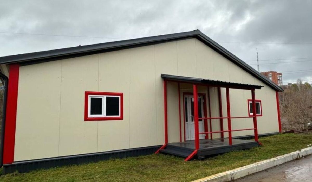     Здание на территории лыжной базы. Источник: permkrai.ru Автор фото: Пресс-служба Правительства Пермского края