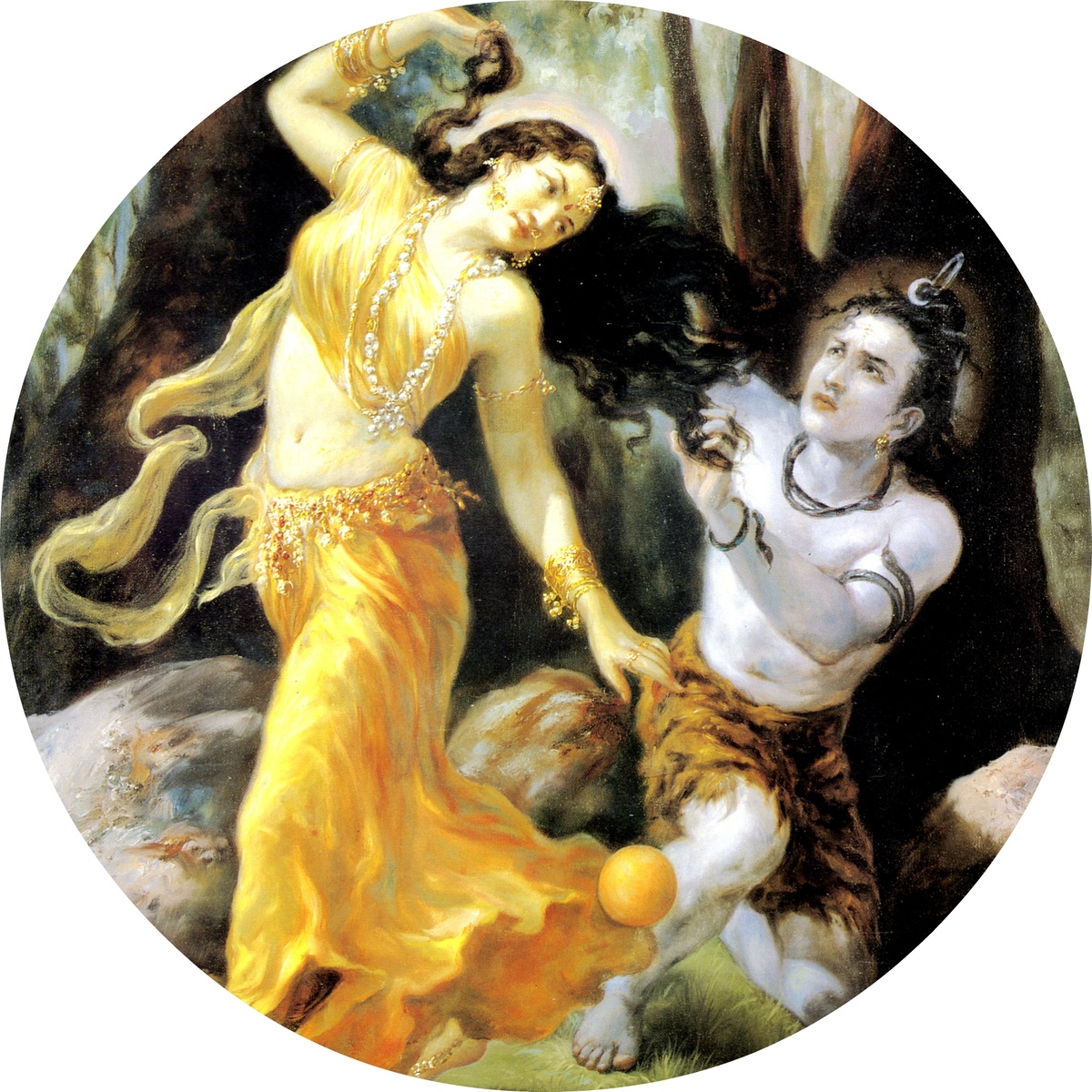 Воплощение Верховной Личности Бога Щрӣ Мохини-мурти и Господь Щива, Маха̄дев.