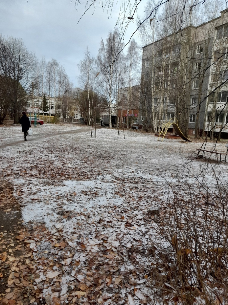    Грузовики уничтожают газон и новый тротуар на Древлянке в Петрозаводскепаблик "Моя Древлянка"/https://vk.com/drv_ptz