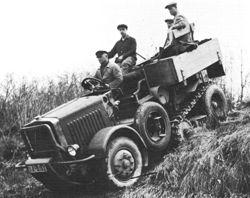 Maffei ZM 10 на испытаниях. Машину можно считать пробным шаром.