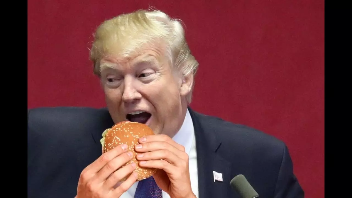 Секрет популярности Трампа не в последнюю очередь связан с его кулинарными предпочтениями. Фото: YouTube