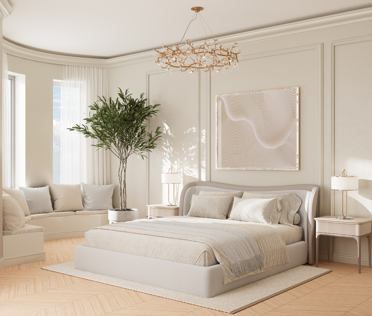 Дизайн-проект квартиры "Саррия" в Клубном доме BARCELONA от Garda Design Studio