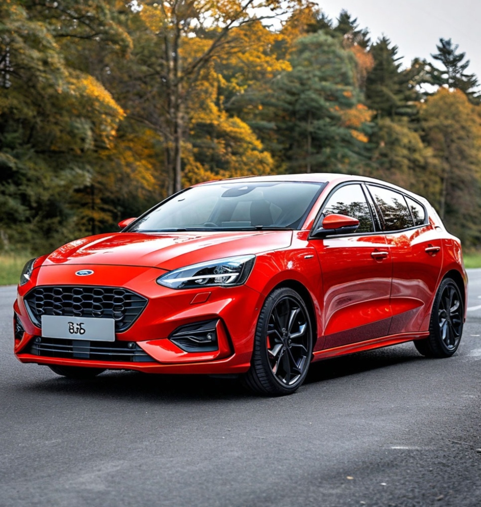  передняя и боковая часть Ford Focus