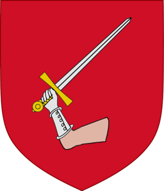 Герб клана Дал Каш — рука короля Нуада 