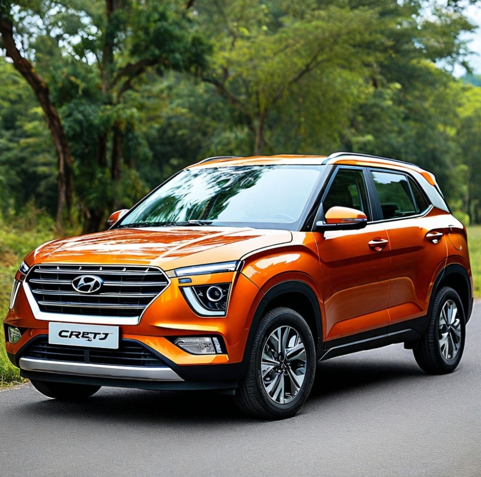 Передняя и боковая часть Hyundai Creta