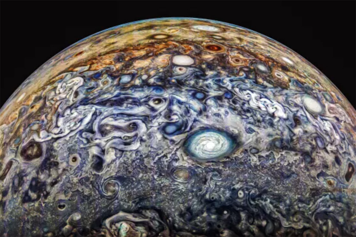 Gerald Eichstädt / Thomas Thomopoulos / JPL / SwRI / MSSS / NASA📷Снимки Юпитера, выполненные межпланетной станцией NASA «Юнона»