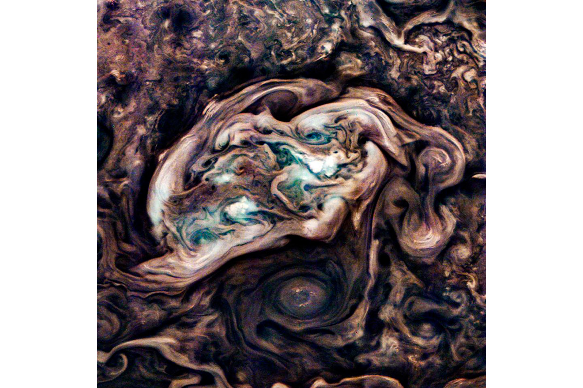 Gerald Eichstädt / Thomas Thomopoulos / JPL / SwRI / MSSS / NASA📷Снимки Юпитера, выполненные межпланетной станцией NASA «Юнона»