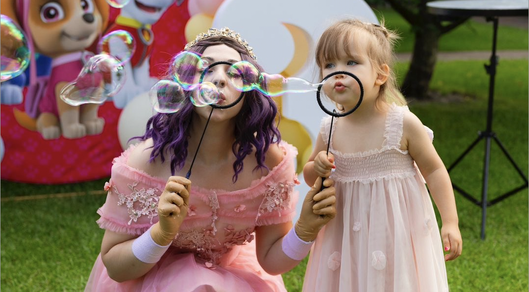 Шоу мыльных пузырей в Москве