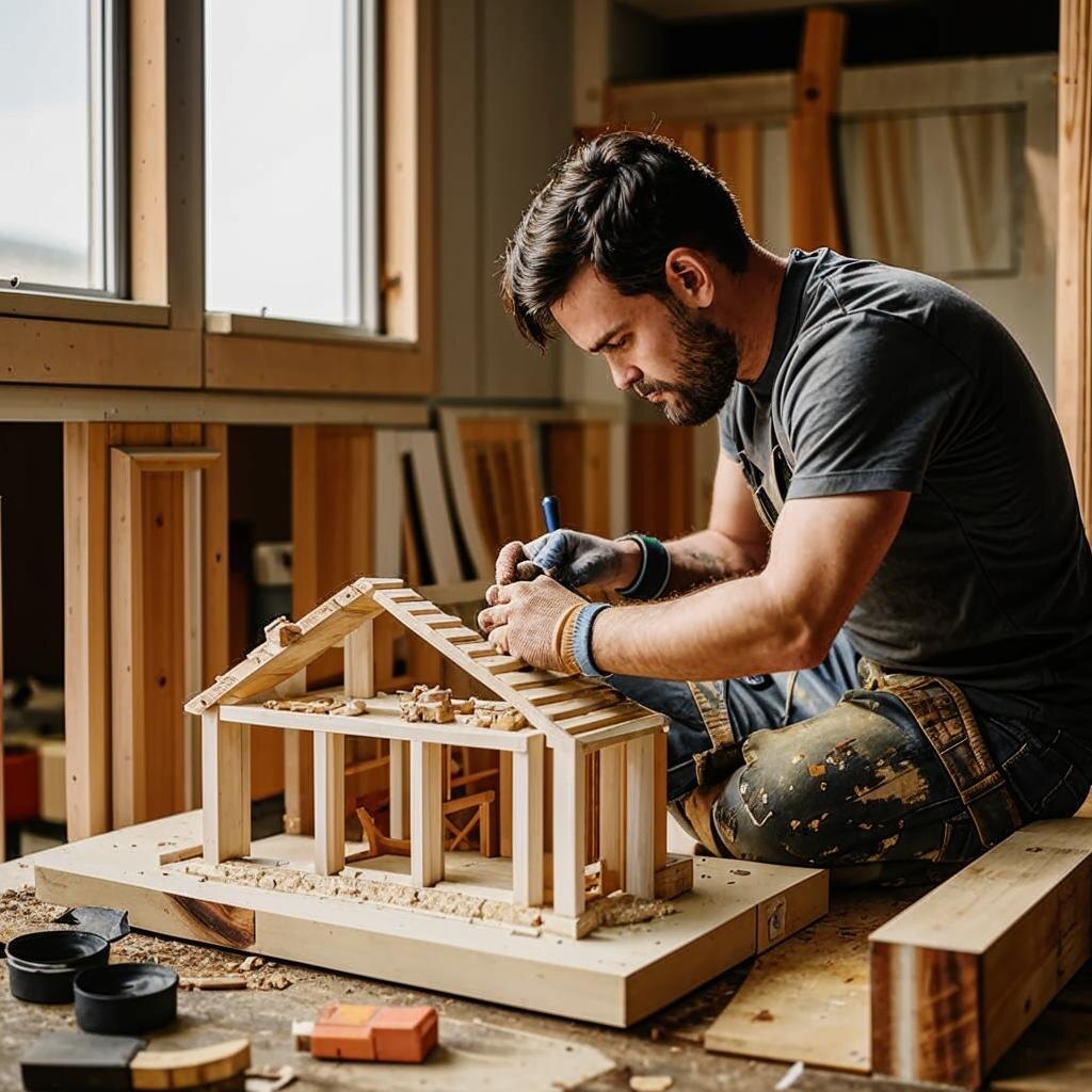 Самостоятельное строительство дома - процесс увлекательный. 