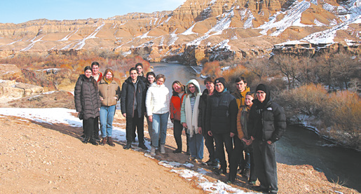 В природных ландшафтах Казахстана. Автор фото: Михаил Макушин.