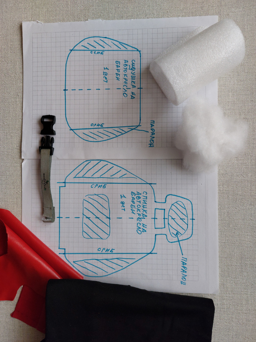 Выкройка автокресла