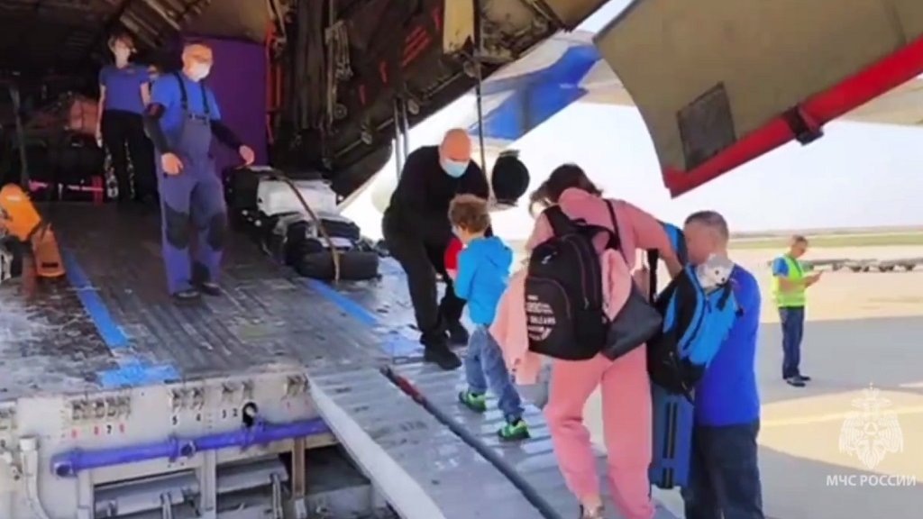    Скриншот видео МЧС России