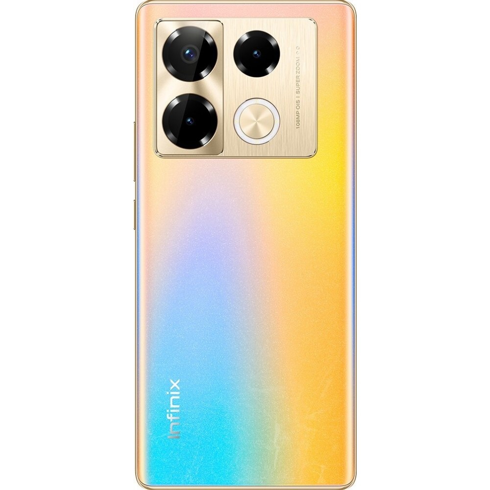 Основные особенности Infinix NOTE 40 Pro X6850

Премиальный дизайн в цвете Titan Gold
Большой 6,95-дюймовый AMOLED-дисплей с разрешением FHD+
Производительный процессор X6850 с поддержкой 5G
Ёмкий аккумулятор на 5000 мАч с быстрой зарядкой
Квадро-камера с основным модулем 108 Мп
8 ГБ ОЗУ и 256 ГБ встроенной памяти
Стильный и элегантный дизайн
Премиальный дизайн в цвете Titan Gold
Большой 6,95-дюймовый AMOLED-дисплей с разрешением FHD+
Производительный процессор X6850 с поддержкой 5G
Ёмкий аккумулятор на 5000 мАч с быстрой зарядкой
Квадро-камера с основным модулем 108 Мп
8 ГБ ОЗУ и 256 ГБ встроенной памяти
Стильный и элегантный дизайн.
Можно приобрести здесь
https://ya.cc/m/txZAyDs

Первое впечатление и комплектация Infinix NOTE 40 Pro
Когда вы откроете Infinix NOTE 40 Pro, вас удивит качество и внимание к деталям. Смартфон приходит в стильной коробке. В коробке много полезных аксессуаров.


Содержимое коробки.

Сам смартфон Infinix NOTE 40 Pro в стильном корпусе
Зарядное устройство с поддержкой быстрой зарядки
Кабель USB Type-C для синхронизации и зарядки
Прозрачный защитный чехол
Инструкция по эксплуатации и гарантийный талон

Качество материалов и сборки
Infinix NOTE 40 Pro производит впечатление премиального устройства. Используются высококачественные материалы корпуса. Задняя панель из стекла, рамка из металла.

Это делает устройство надежным и долговечным. Сборка идеальна, все детали идеально подходят друг другу.

Внешний вид и эргономика
Дизайн Infinix NOTE 40 Pro элегантен и изысканен. Плавные линии и тонкие рамки дисплея создают современный дизайн смартфона. Устройство удобно лежит в руке.

Технические характеристики дисплея
В Infinix NOTE 40 Pro стоит особняк его экран. Этот смартфон имеет 6,95-дюймовый IPS-дисплей с 2400 x 1080 пикселями. Это обеспечивает яркий и детализированный вид.

Частота обновления экрана достигает 90 Гц. Это делает взаимодействие с интерфейсом плавным и отзывчивым.

Экран Infinix NOTE 40 Pro отличается отличной цветопередачей и широкими углами обзора. Это идеально подходит для просмотра видео и игр. Дисплей остается читабельным даже под ярким солнцем.

В общем, технические характеристики дисплея Infinix NOTE 40 Pro впечатляют. Этот смартфон станет отличным выбором для тех, кто ценит качественный дисплей..


Производительность и игровые возможности
Смартфон Infinix NOTE 40 Pro не только для ежедневных дел. Он удивляет своей мощью и игровыми возможностями. Устройство работает отлично в тестах и играет даже самые требовательные игры.

Процессор и графический ускоритель
В Infinix NOTE 40 Pro лежит мощный процессор MediaTek Helio G85. Он уже доказал свою эффективность в игровых смартфонах. Чипсет поддерживает современные стандарты связи и работает с ресурсоемкими приложениями.

Графические нагрузки берет на себя Mali-G52 MC2. Это решение известно своей эффективностью и экономией энергии.

Тестирование в популярных играх
Тестирование показало, что Infinix NOTE 40 Pro - отличный игровой смартфон. Он легко запускает и работает с Call of Duty Mobile, PUBG Mobile и Genshin Impact. Графика прорисовывается быстро, управление реагирует мгновенно, без лагов.

Температурный режим под нагрузкой
Смартфон должен хорошо справляться с нагревом. Infinix NOTE 40 Pro показывает отличную термоизоляцию. После игр корпус остается тёплым, а производительность не падает.

Система охлаждения работает эффективно. Это обеспечивает стабильную работу и долгий срок службы.

Тест	Результат
3DMark Wild Life Stress Test	5280 баллов
Antutu Benchmark	230 000 баллов
Игра: Call of Duty Mobile	Высокие настройки графики, 30 кадров/с
Игра: PUBG Mobile	Высокие настройки графики, 40 кадров/с
Игра: Genshin Impact	Средние настройки графики, 30 кадров/с
Infinix NOTE 40 Pro показывает впечатляющую производительность. Он успешно справляется с задачами и играми. Мощный процессор, эффективная система охлаждения и оптимизированное ПО обеспечивают стабильную работу под нагрузкой.

Смартфон Infinix NOTE 40 Pro X6850 256+8 Titan Gold
Infinix NOTE 40 Pro X6850 - это мощный смартфон с впечатляющими характеристиками. Он имеет стильный дизайн в золотистом цвете Titan Gold. Устройство обладает внушительной памятью: 256 ГБ встроенной и 8 ГБ оперативной памяти.

Такое сочетание позволяет хранить много данных. Это от фотографий до приложений и видео. Оперативная память 8 ГБ обеспечивает быструю работу при использовании ресурсоемких приложений и игр.

Характеристики	Значения
Модель	Infinix NOTE 40 Pro X6850
Цвет	Titan Gold
Память	256 ГБ + 8 ГБ
Процессор	MediaTek Helio G85
Дисплей	6.95 дюйма, Full HD+
Камера	Основная 50 Mп, селфи 8 Мп
Аккумулятор	5000 мАч, 18 Вт
Infinix NOTE 40 Pro X6850 256+8 Titan Gold - это смартфон с высокими характеристиками. Он сочетает производительность, функциональность и стильный дизайн. Это отличный выбор для тех, кто ценит все это.
Возможности основной камеры
В Infinix NOTE 40 Pro есть продвинутая камера. Она может снимать отличные фотографии в любом свете. Давайте узнаем больше о её возможностях.

Примеры фотографий
Камера Infinix NOTE 40 Pro имеет множество технологий. Они помогают снимать качественные фотографии даже в сложных условиях. Вот несколько примеров, показывающих, как она справляется с задачами.

Ночная съёмка
Камера Infinix NOTE 40 Pro отлично справляется с ночной съёмкой. Она может снимать четкие и детализированные фотографии даже в темноте. Это благодаря новым алгоритмам обработки изображений.

Видеовозможности
Infinix NOTE 40 Pro также отличается в видеосъёмке. Он может записывать видео в 1080p с 30 кадрами в секунду. Видео получается стабильным и качественным, благодаря оптической и электронной стабилизации.

С помощью этих технологий, камера Infinix NOTE 40 Pro позволяет создавать потрясающие фотографии и видео. Это справедливо для разных условий съёмки.

Автономность и скорость зарядки
Современные смартфоны должны долго работать от одного заряда. Infinix NOTE 40 Pro имеет большой аккумулятор на 5000 мАч. Это обеспечивает отличную автономность.

Смартфон может работать без подзарядки двое-трое дней при умеренном использовании. Это включает звонки, Интернет и социальные сети. Активные пользователи могут рассчитывать на целый день работы.

Быстрая зарядка на 70 Вт восстанавливает заряд до 100% за 45 минут. Это идеально для тех, кто хочет максимальной производительности.

Показатель	Значение
Емкость аккумулятора	5000 мАч
Время автономной работы	До 3 дней (умеренное использование)
До 1 дня (интенсивное использование)
Скорость зарядки	70 Вт, от 0 до 100% за 45 минут
Infinix NOTE 40 Pro отличается автономностью и быстрой зарядкой. Это делает его отличным выбором для тех, кто ценит свободу от ограничений.

Программное обеспечение и интерфейс
Смартфон Infinix NOTE 40 Pro работает на базе фирменной оболочки XOS. Эта оболочка позволяет настроить и персонализировать интерфейс. Интерфейс Infinix NOTE 40 Pro современный и простой, что делает его удобным для использования.

Особенности оболочки XOS
Оболочка XOS оболочка дает много возможностей для настройки. Вы можете выбрать темы, менять иконки и настраивать виджеты. Также есть полезные функции, как настройки энергопотребления и диспетчер файлов.

Предустановленные приложения
Смартфон поставляется с предустановленными приложениями от Android и Infinix. Включены InVideo для видеоредакции и Carlcare для сервиса. Есть также приложения для навигации и других полезных функций.

Смартфон Infinix NOTE 40 Pro сочетает удобный интерфейс и настройки. Это делает его идеальным для разных пользователей.

Мультимедийные возможности
Смартфон Infinix NOTE 40 Pro отличается своими мультимедийными возможностями. У него есть высококачественный динамик, который обеспечивает насыщенный и объемный аудио Infinix NOTE 40 Pro. Звук музыки, видео и игр на этом смартфоне просто впечатляет.

Кроме того, Infinix NOTE 40 Pro предлагает превосходные мультимедиа функции. Фирменная аудиооболочка делает звучание максимально реалистичным. Это делает прослушивание музыки на этом устройстве настоящим удовольствием.

Объемный и мощный динамик
Поддержка аудиокодеков высокого качества
Оптимизированная аудиооболочка для реалистичного звучания
Что касается видео, Infinix NOTE 40 Pro справляется с проигрыванием контента в высоком разрешении. Яркий и контрастный дисплей обеспечивает великолепную картинку. А мощная аппаратная платформа гарантирует плавное воспроизведение даже самых требовательных видео.

Характеристика	Значение
Динамик	Объемный, мощный
Аудиокодеки	Поддержка высокого качества
Аудиооболочка	Оптимизирована для реалистичного звучания
Видеовоспроизведение	Высокое разрешение, плавное
Благодаря продуманным мультимедиа функциям, смартфон Infinix NOTE 40 Pro станет отличным выбором. Он идеально подходит для тех, кто ценит качественный звук и визуал. Будь то прослушивание музыки, просмотр фильмов или игровые развлечения, этот девайс позволит насладиться мультимедийным контентом.

Сравнение с конкурентами в ценовом сегменте
Обсуждая сравнение смартфонов, мы видим плюсы и минусы Infinix NOTE 40 Pro. Он конкурирует с другими конкурентами Infinix NOTE 40 Pro. Давайте разберемся, как он отличается и какое решение лучше для вас.

Преимущества перед аналогами
Сильный процессор и графический ускоритель для игр и приложений.
Большой экран с высокой частотой обновления для комфортного просмотра.
Долгое время работы от зарядки благодаря мощной батарее.
Недостатки на фоне конкурентов
Хотя Infinix NOTE 40 Pro многое предлагает, есть и недостатки:

Версия с 8 ГБ оперативной памяти может быть не для всех.
Камера хороша, но уступает флагманам в качестве.
Фирменная оболочка XOS может не понравиться некоторым.
В общем, Infinix NOTE 40 Pro сильен в производительности, автономности и визуальном опыте. Но в некоторых аспектах, например, в объёме памяти, качестве камеры и ПО, он уступает конкурентам. Ваш выбор будет зависеть от ваших предпочтений.

Заключение
Обзор смартфона Infinix NOTE 40 Pro X6850 256+8 Titan Gold показывает, что это хороший выбор. У него отличный дисплей, мощная техника, качественная камера и хорошая автономность.

Если вы цените производительность и многофункциональность, то этот смартфон для вас. Он идеально сочетает в себе разные функции, что делает его привлекательным выбором.

У Infinix NOTE 40 Pro есть и минусы, например, слабые игровые возможности и сложная оболочка XOS. Но в целом, это надежный смартфон для разных пользователей. Мы рекомендуем его тем, кто ищет мощное и функциональное устройство.

ЧАCTO ЗАДАВАЕМЫЕ ВОПРОСЫ
Какие основные особенности Infinix NOTE 40 Pro?
Infinix NOTE 40 Pro - это смартфон с большим хранилищем и оперативной памятью. У него яркий дисплей, мощный процессор и качественная камера. Также, он быстро заряжается.

Как выглядит и собран Infinix NOTE 40 Pro?
Устройство имеет стильный дизайн в цвете Titan Gold. Материалы высокого качества и внимание к деталям делают его удобным в использовании.

Какие характеристики дисплея у Infinix NOTE 40 Pro?
У него большой 6,95-дюймовый дисплей с высоким разрешением и частотой обновления 120 Гц. Это обеспечивает яркую картинку с широкими углами обзора.

Насколько производительный Infinix NOTE 40 Pro?
Смартфон работает на мощном процессоре. Это позволяет без проблем запускать приложения и игры. Система охлаждения эффективно справляется с нагревом.

Какие камеры установлены в Infinix NOTE 40 Pro?
Устройство имеет несколько камер, включая широкоугольный и макро. Они обеспечивают качественные фотографии и видео, даже ночью.

Сколько времени работает аккумулятор Infinix NOTE 40 Pro?
Аккумулятор устройства большой и может работать весь день. Устройство быстро заряжается, что удобно для активного использования.

Как работает программное обеспечение Infinix NOTE 40 Pro?
Устройство работает под управлением XOS. Это позволяет настроить интерфейс под свои предпочтения. Интерфейс интуитивно понятен.

Как звучит мультимедиа на Infinix NOTE 40 Pro?
Устройство предлагает качественный звук. Это отлично подходит для прослушивания музыки и фильмов.

Как Infinix NOTE 40 Pro выглядит на фоне конкурентов?
Устройство выделяется среди конкурентов. Оно сочетает в себе большой объем памяти, мощный процессор и качественную камеру.











































