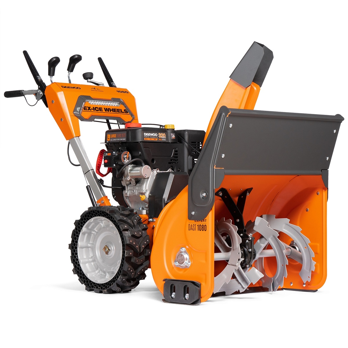 Снегоуборщики DAEWOO с шипованными колесами EX-ICE WHEELS - настоящие вездеходы