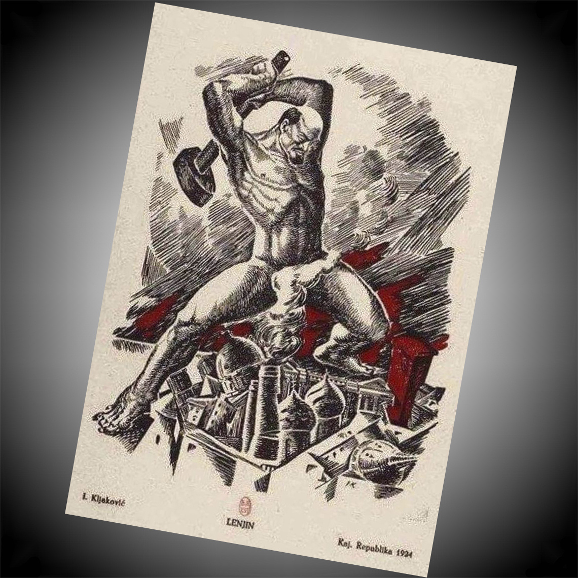 художник Йозо Кльякович, 1924 год.