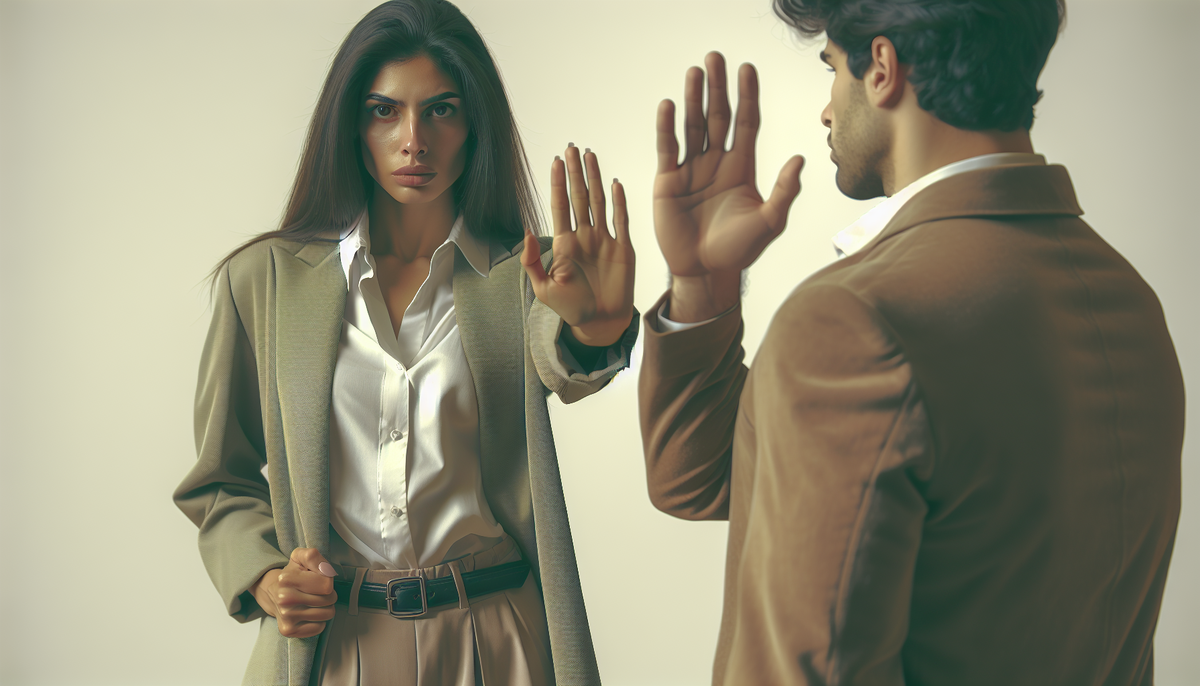 с помощью жестов можно не только защитить себя, но и подавить их влияние