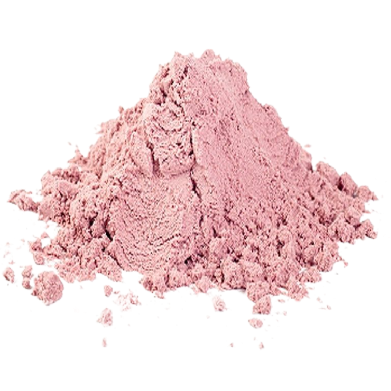 Розовая глина - бережно очищает чувствительную
кожу, снимает усталость и
раздражение, улучшает
кровообращение