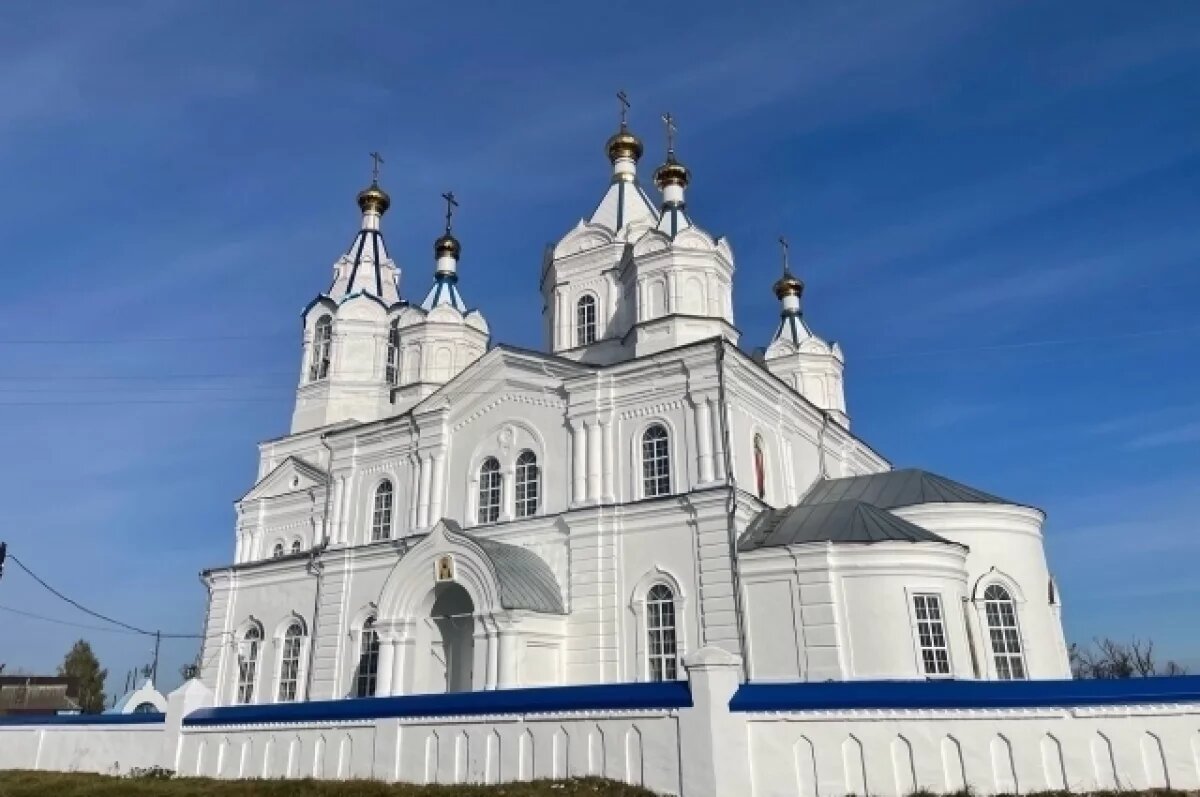    Одна из самых красивых церквей под Курском.