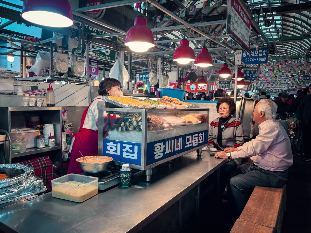На рынке в Сеуле. Фото автора