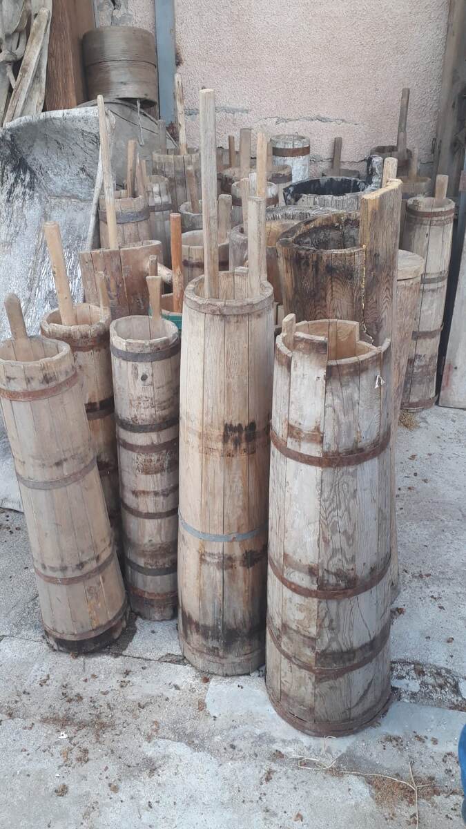 Ступы для приготовления айрана. Фото из личного архива автора, но ранее было использовано в других соц.сетях.