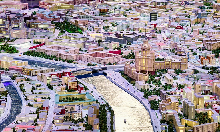    Макет Москвы. Фото: официальный сайт мэра Москвы