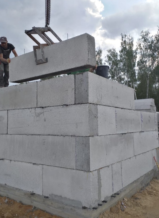 Монтаж мегаблока