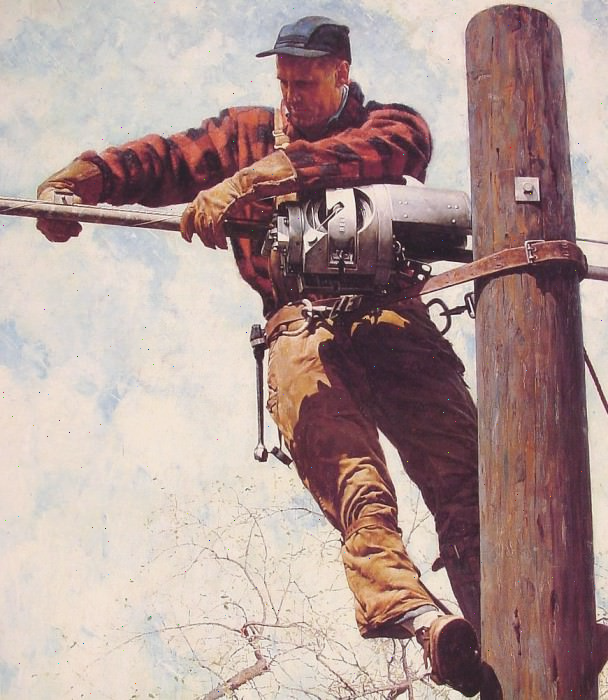 The Lineman
Норман Роквелл