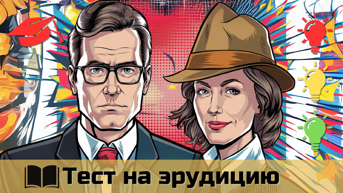 Тест на эрудицию | интеллектуальная викторина 