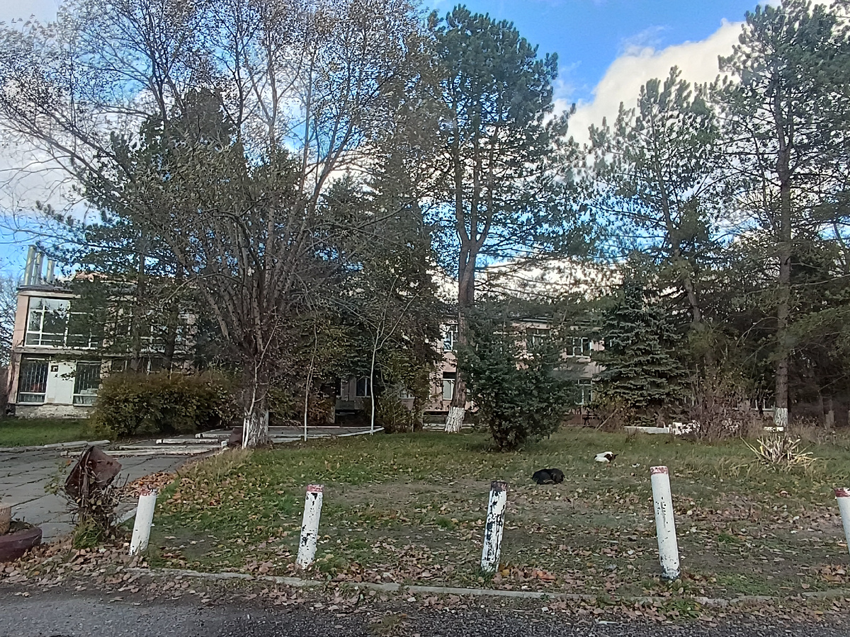 Первое здание, где проходят процедуры.