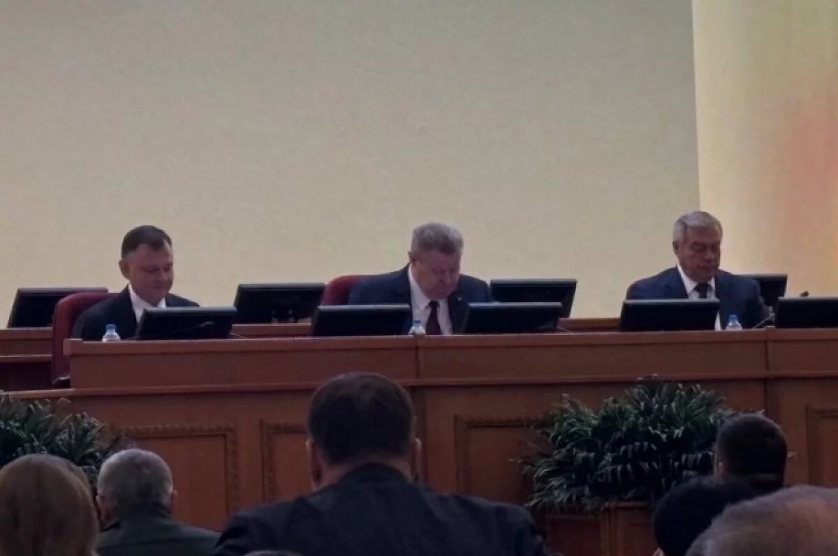    Представление врио донского губернатора.