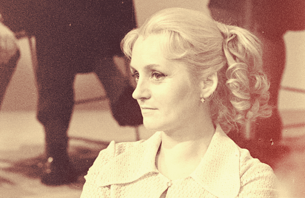 Актриса театра, кино и озвучивания К.М. Румянова. / Москва. 1970-1979 гг. / Фотограф: Б.Е. Вдовенко / РГАКФФД. Арх.№ 0-387283