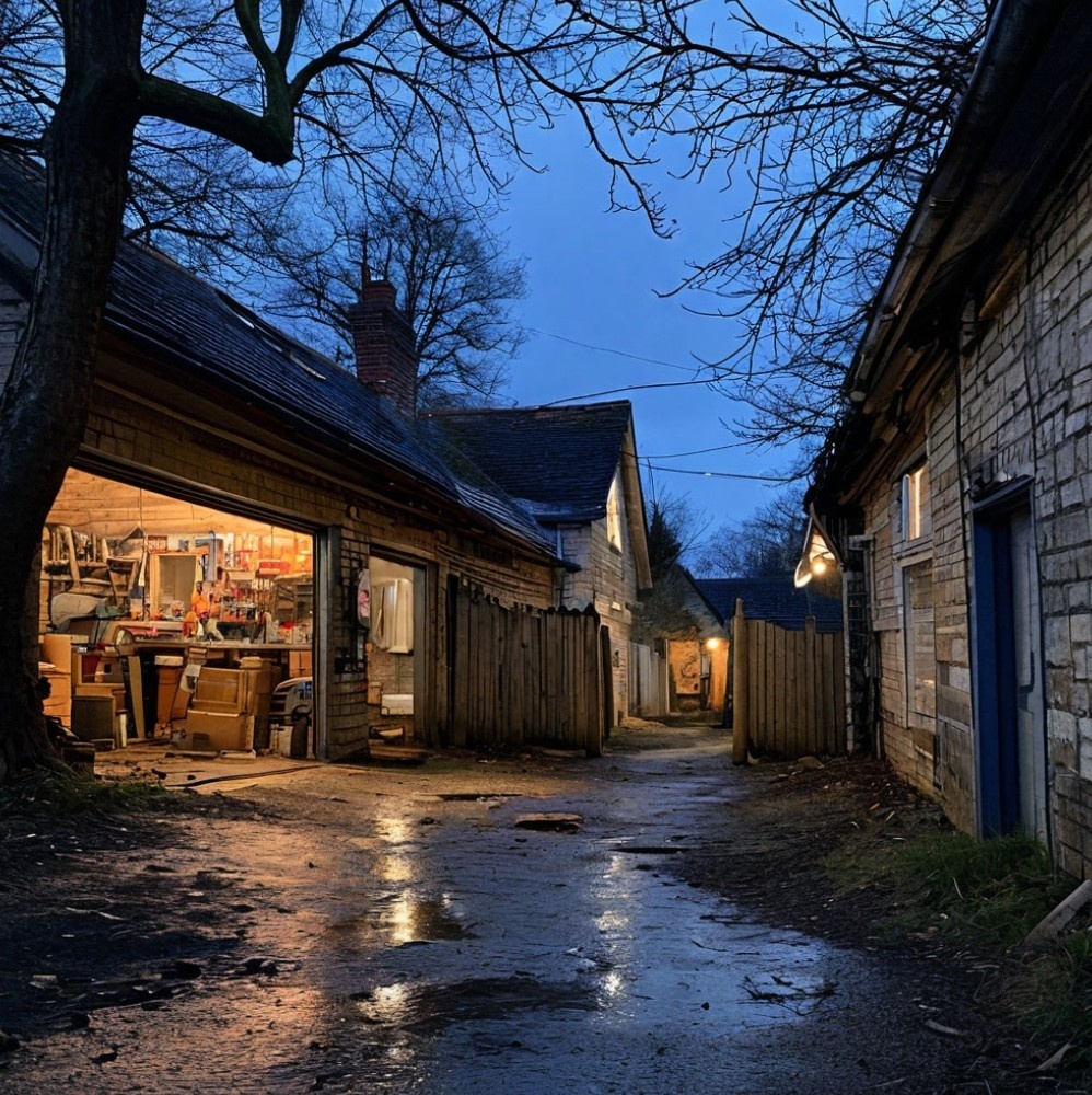 Путь через гаражи 