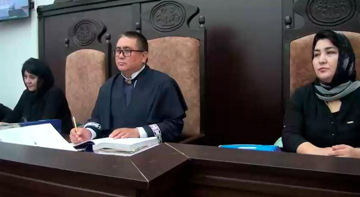 Суд по уголовным делам города Коканда. Кадр из видео СГБ