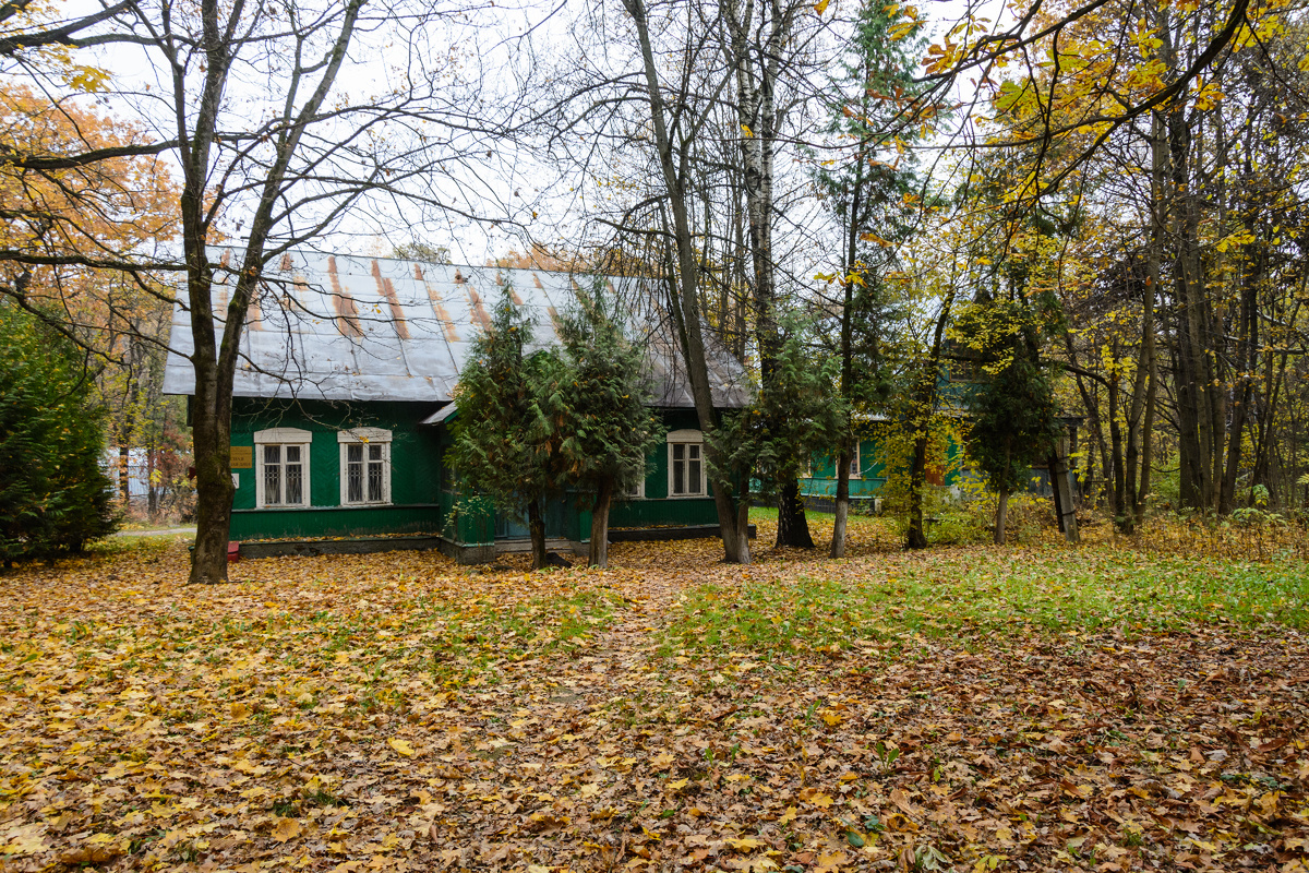 Лесная опытная дача, ул. Вучетича, 46, строение 1 и 3 (справа за деревьями)