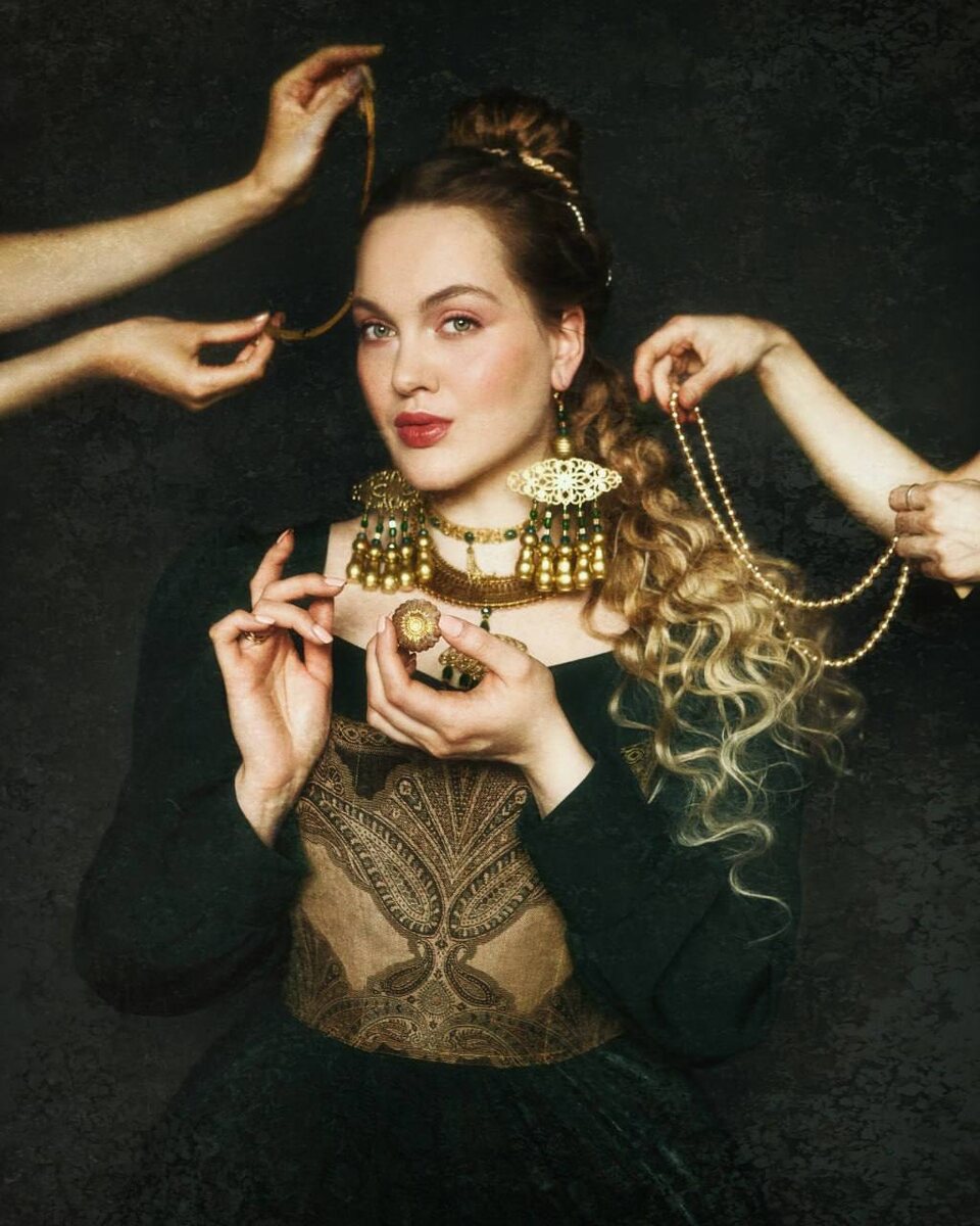 Фотопроект «Архетипы» , фото : Дара Иоаниди, макияж  Елена Будовниц, стилист София Загряжская, аксессуары Александра Загряжская фотосессия  «Ренессанс»