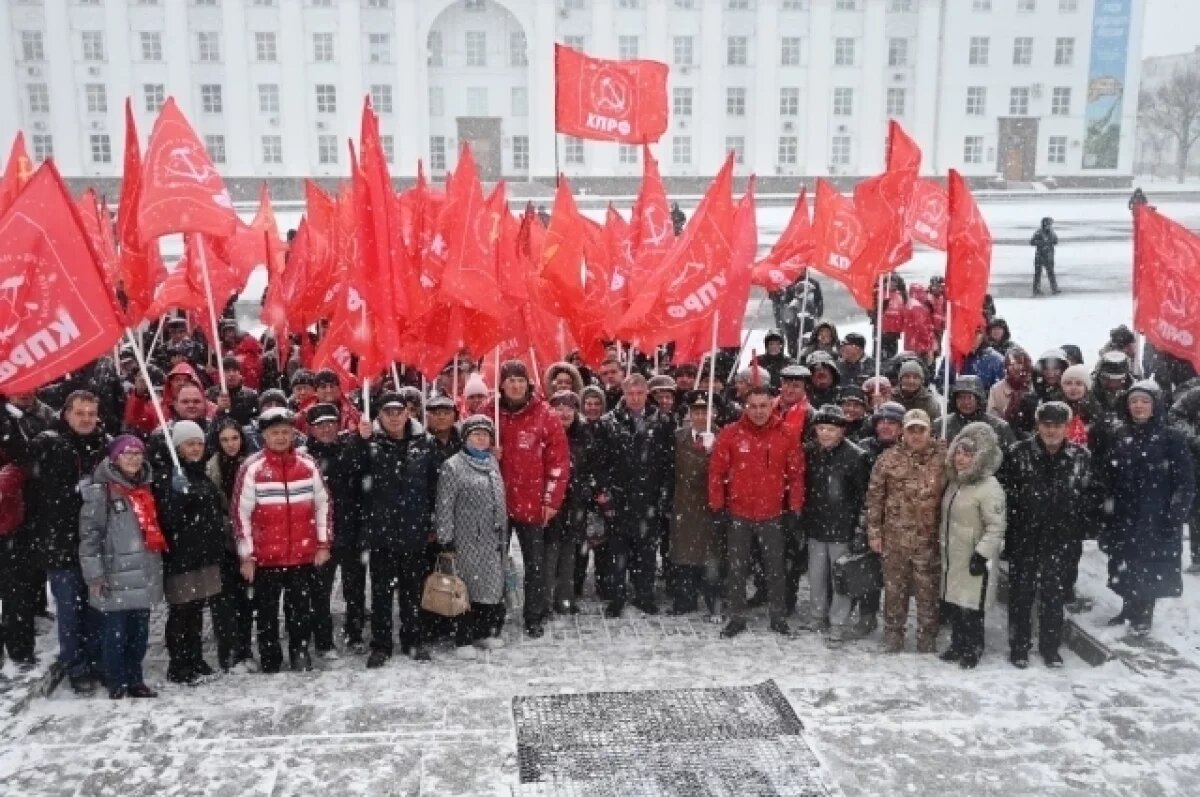    Ульяновцы отметили 107-ую годовщину Октябрьской революции