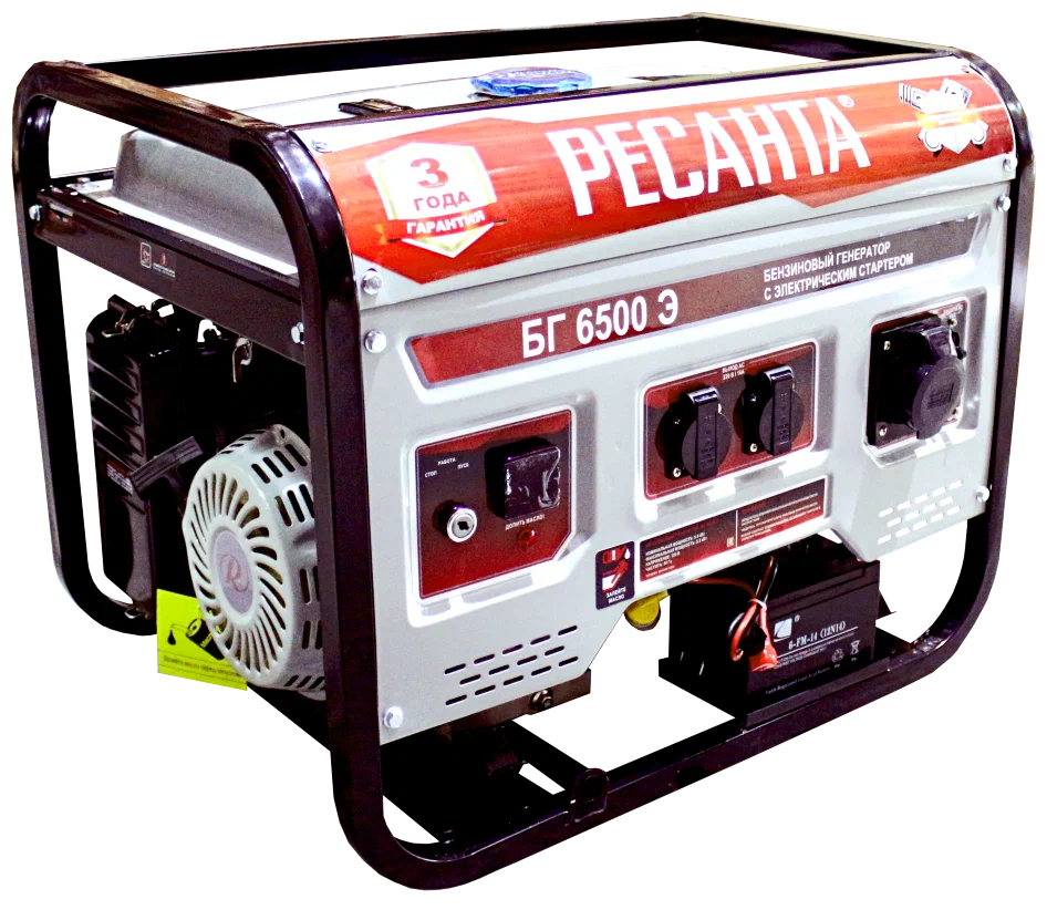 Электрогенератор БГ 6500 Э Ресанта 