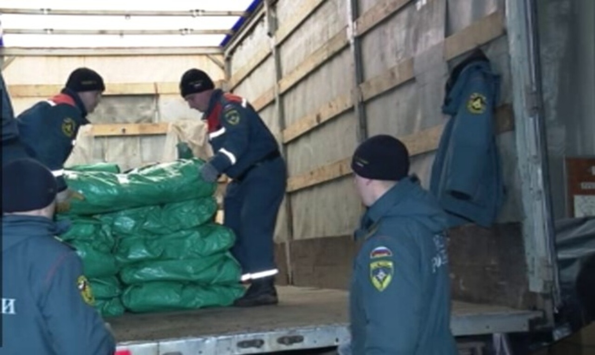    В Курск передали гуманитарную помощь от федерации профсоюзов России