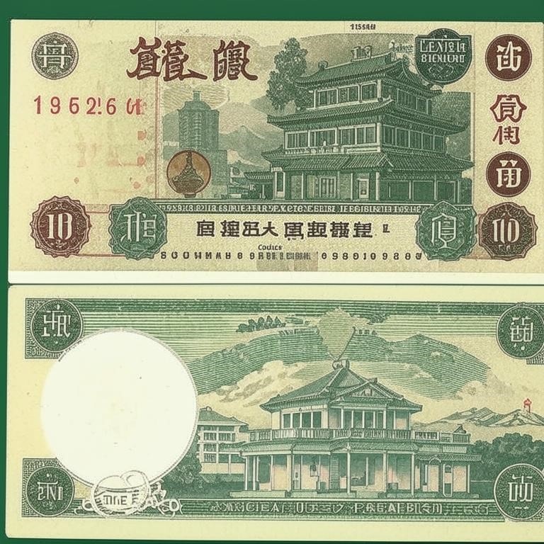 Изображение первых бумажных денег в Китае