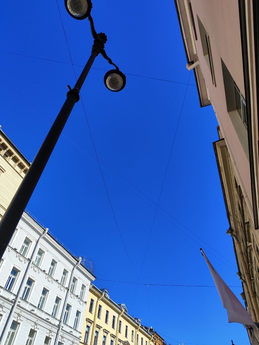 Чудесная погода, в Петербурге. 