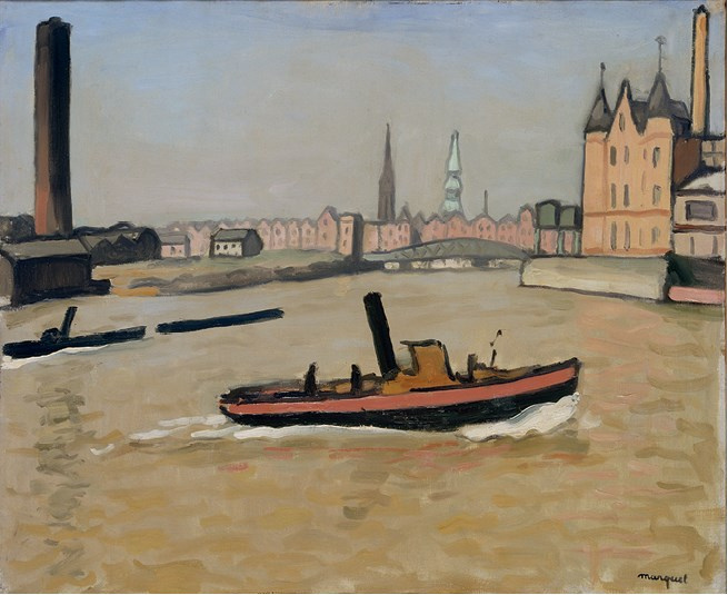 Марке. Гамбургский порт. 1909.