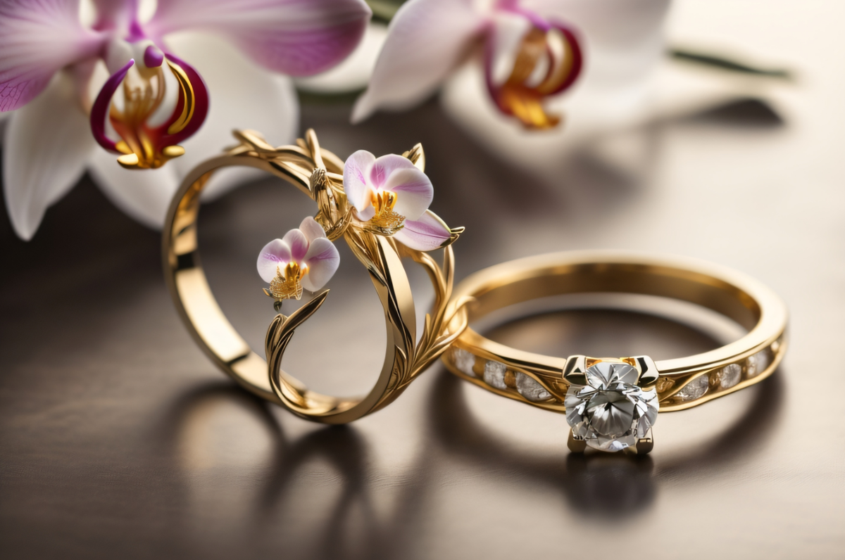 Обручальные кольца из золота 9 карат