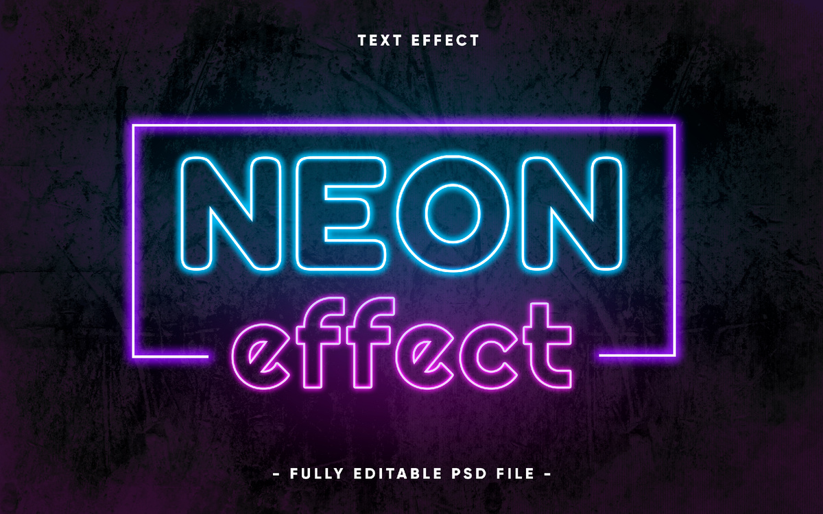 Эффекты неон для видео монтажа